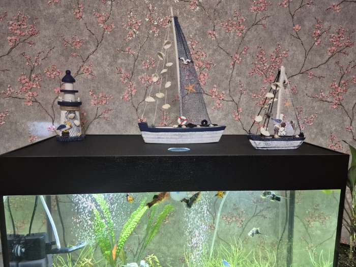 Фотография покупателя товара Сувенирная модель корабля «Победа», борта триколор, паруса белые, 32×32.5×7 см - Фото 1