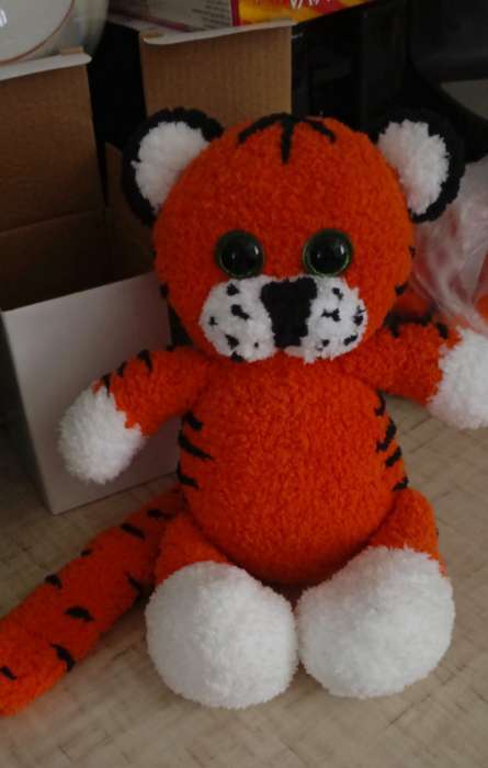 Фотография покупателя товара Глаза винтовые с заглушками, «Блёстки» набор 24 шт., размер 1 шт.: 1.8 см, синие - Фото 1