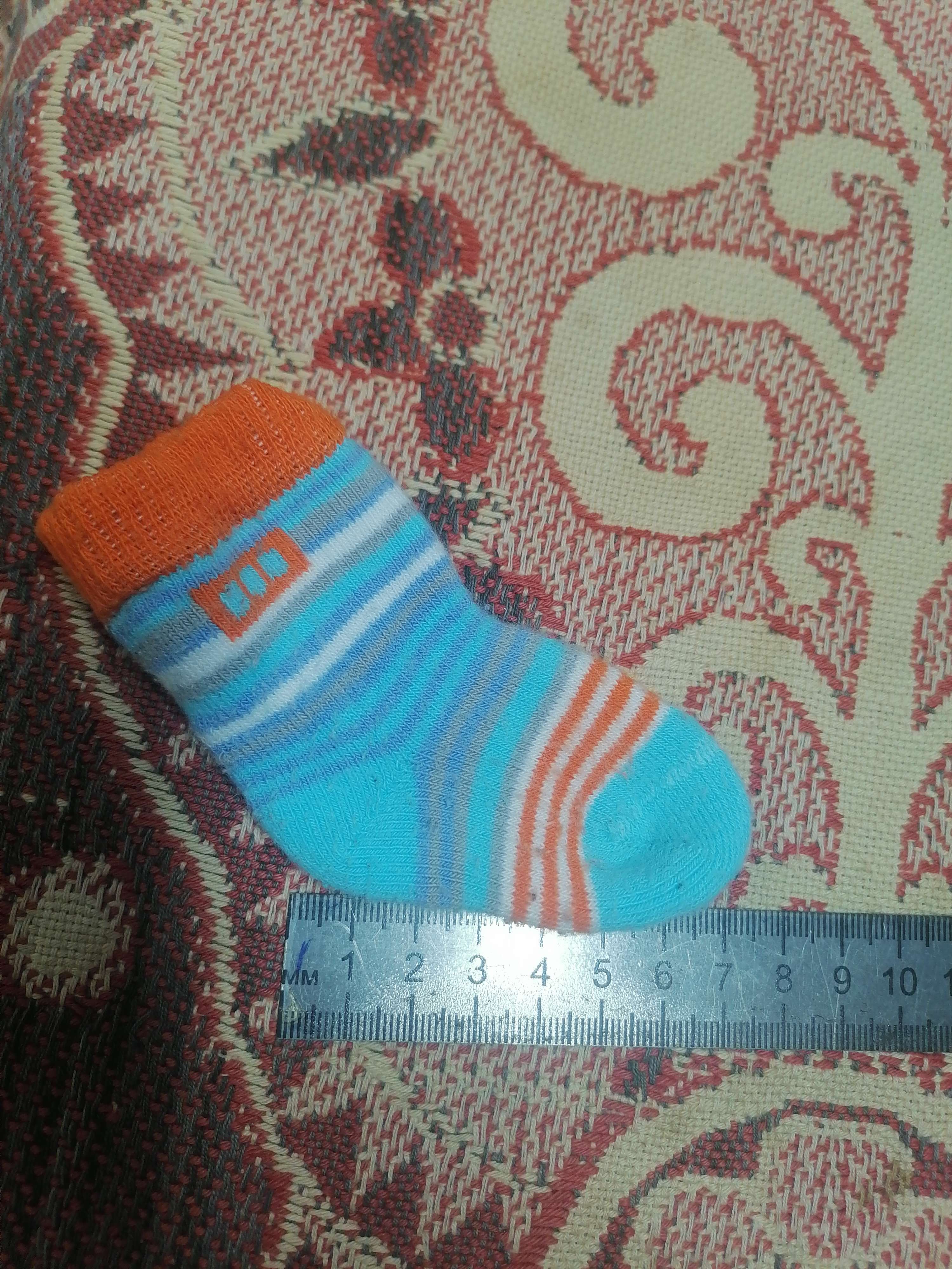 Фотография покупателя товара Носки детские махровые, цвет светло-бирюзовый, размер 9-10