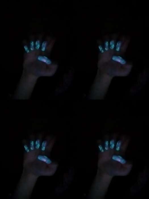 Фотография покупателя товара Гель лак для ногтей, люминесцентный, трехфазный, 8 мл, LED/UV, зелёный (24) - Фото 2