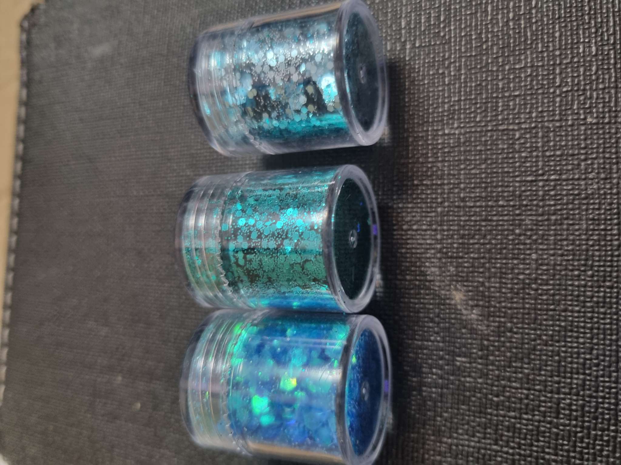 Фотография покупателя товара Блёстки для декора «Морское сияние», крупные/мелкие, 3 баночки - Фото 1