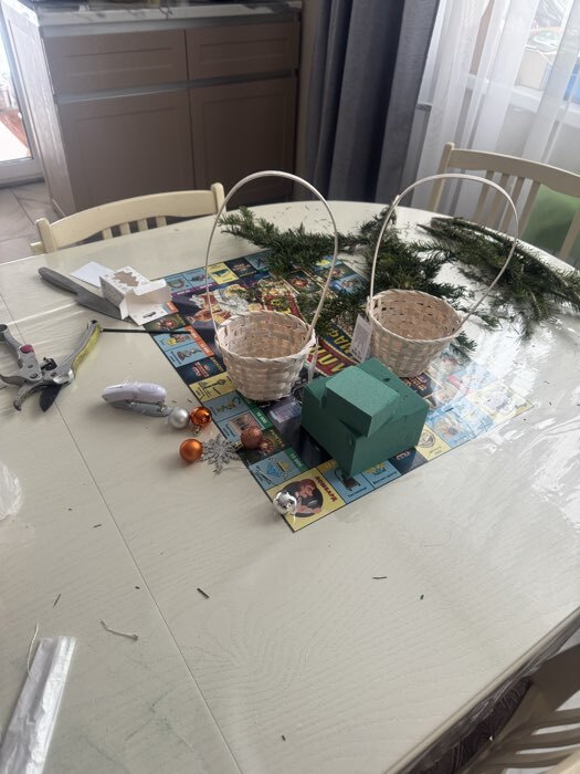 Фотография покупателя товара Корзина плетёная, бамбук, белый Maui - Фото 3