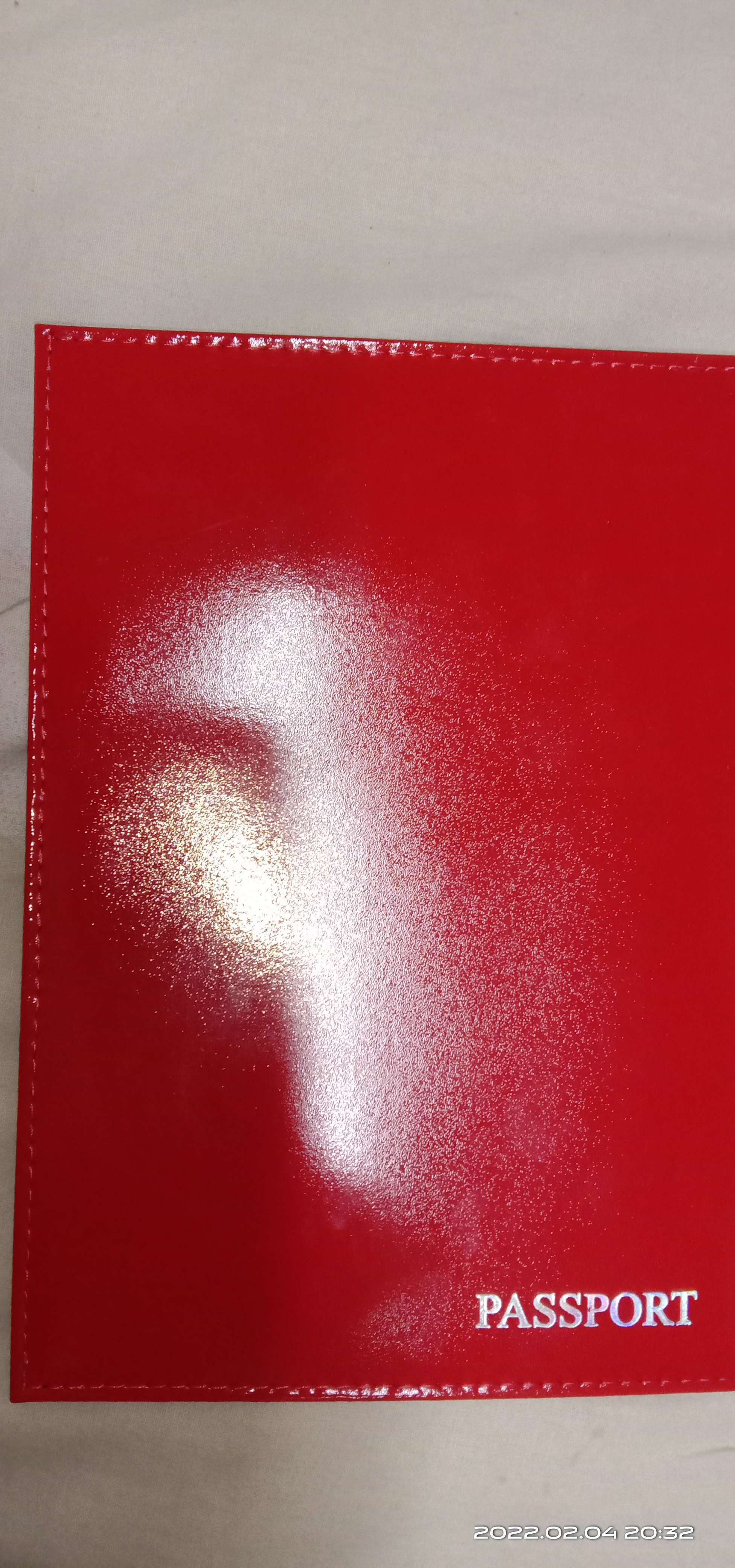 Фотография покупателя товара Обложка для паспорта, цвет коричневый - Фото 4