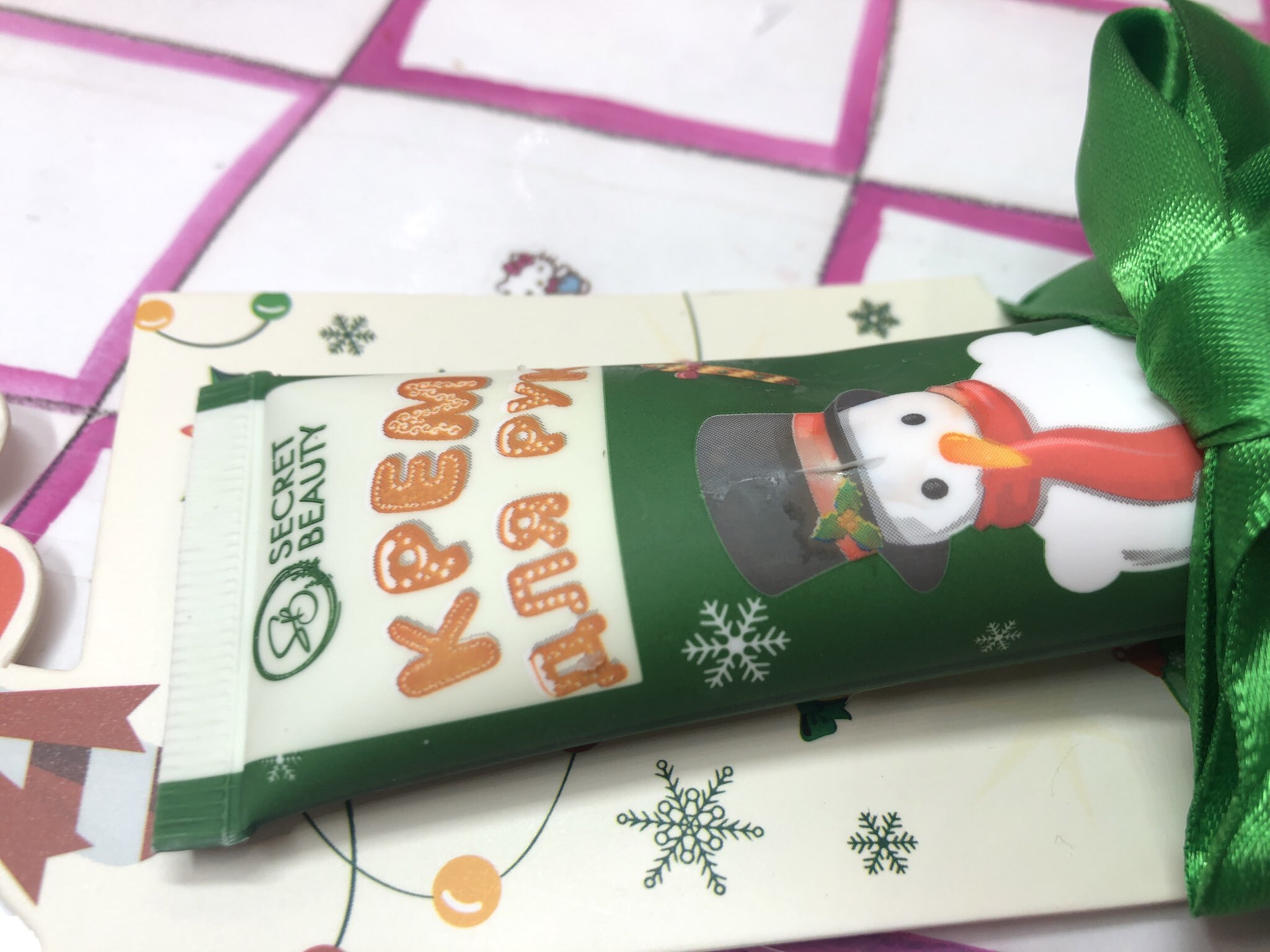 Фотография покупателя товара Новогодний крем для рук с ароматом хвои, увлажняющий, 30 мл - Фото 3