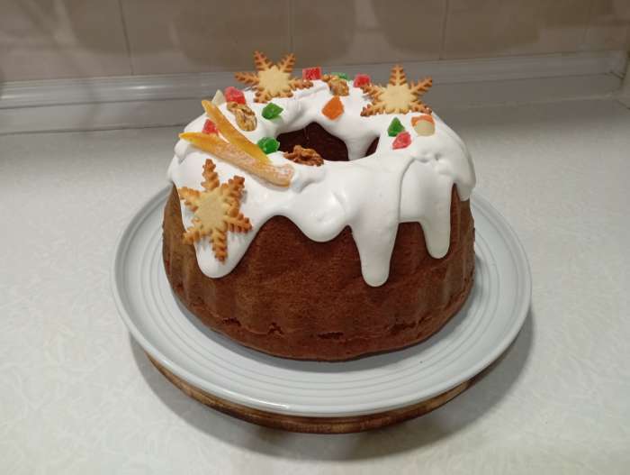 Фотография покупателя товара Форма для выпечки Доляна «Жаклин. Немецкий кекс», 23×10 см, антипригарное покрытие - Фото 2