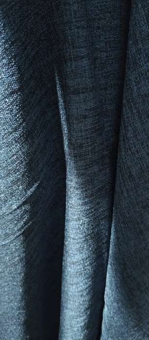 Фотография покупателя товара Штора блэкаут портьерная «Этель» Natural, 130×300 см, синяя, рогожка 275 г/м² - Фото 9