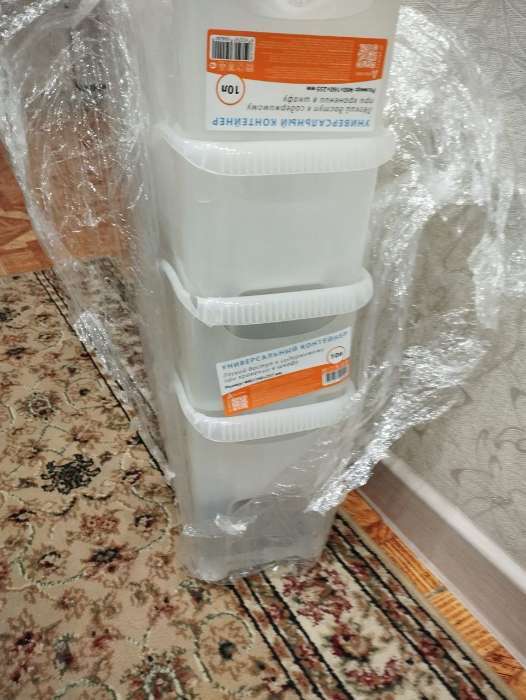 Фотография покупателя товара Контейнер для хранения Альт-Пласт, 10 л, пластик, 46×16×23.5 см, на колесиках, прозрачный - Фото 22