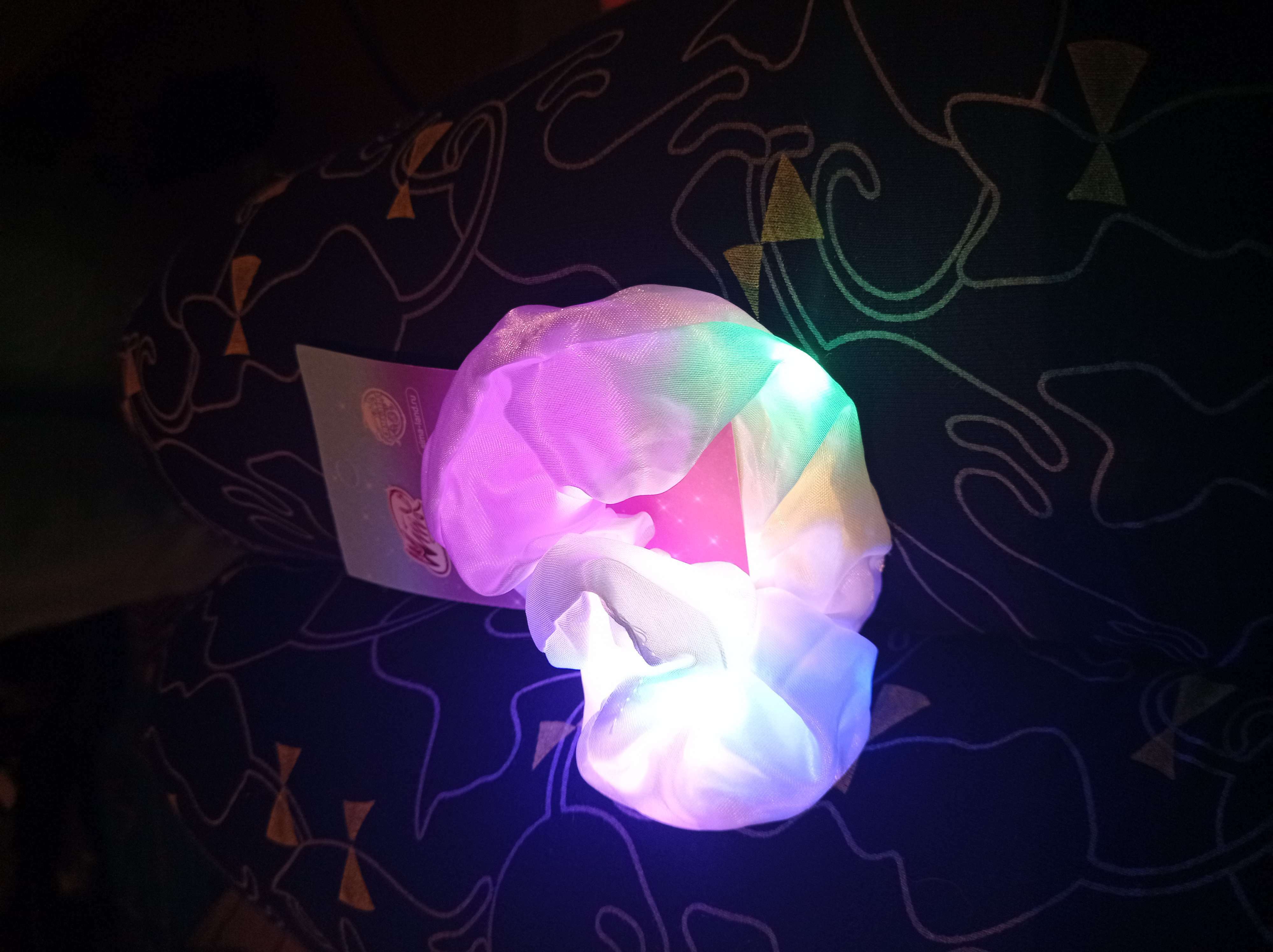 Фотография покупателя товара Резинка для волос светящиеся, атласная, ВИНКС - Фото 4