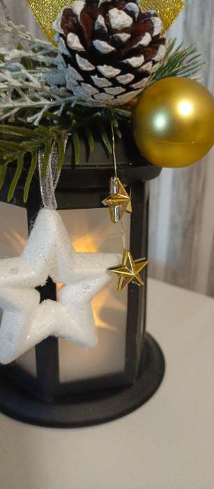 Фотография покупателя товара Декор для творчества пластик "Звёзды" золото набор 50 шт 1,4х1,4 см - Фото 1