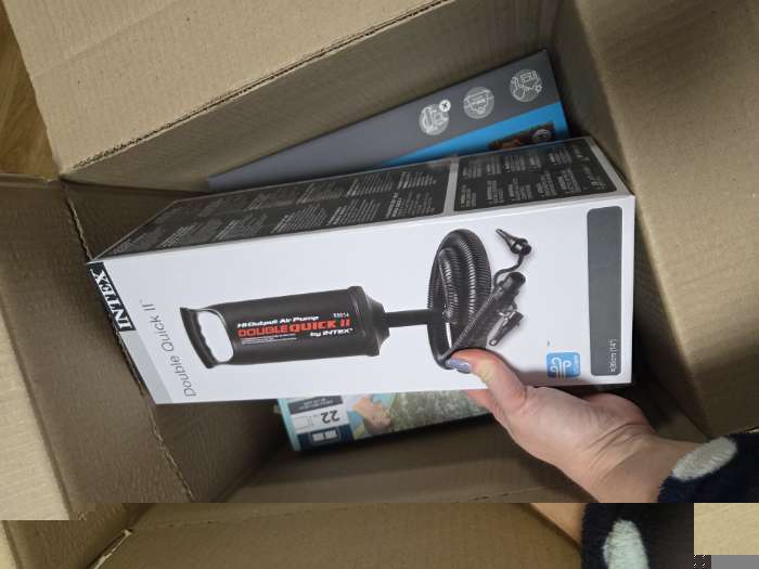 Фотография покупателя товара Насос ручной, 36 см, 68614 INTEX - Фото 1