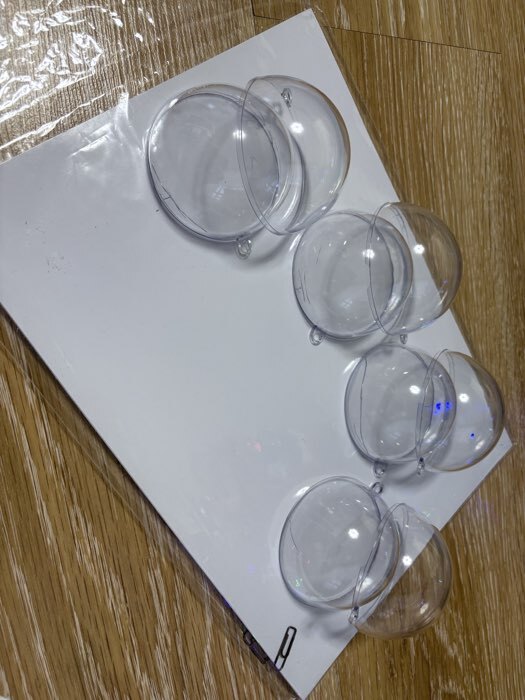 Фотография покупателя товара Ёлочный шар заготовка, раздельные части «Шар», диаметр собранного 7 см - Фото 57