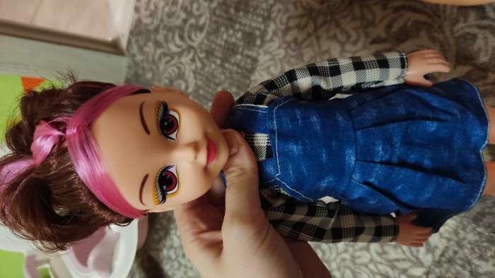 Фотография покупателя товара Кукла ростовая «Женя» в сарафане МИКС - Фото 6