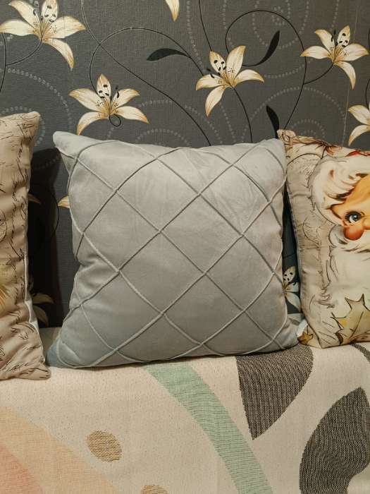 Фотография покупателя товара Наволочка декоративная «Этель. Соло», размер 43×43 см, пыльно - розовый - Фото 2