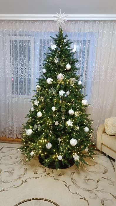 Фотография покупателя товара Ёлочная игрушка «Зимнее волшебство. Снежный цветок» пластик, 9 см, белый - Фото 1