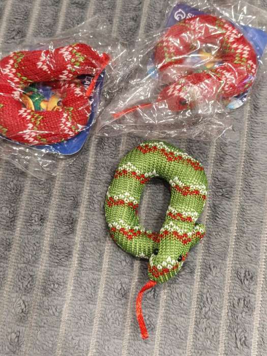 Фотография покупателя товара Мягкий магнит «Змея», 6 см - Фото 3