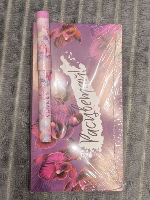 Фотография покупателя товара Подарочный набор, планер и ручка «Живи ярче» - Фото 1