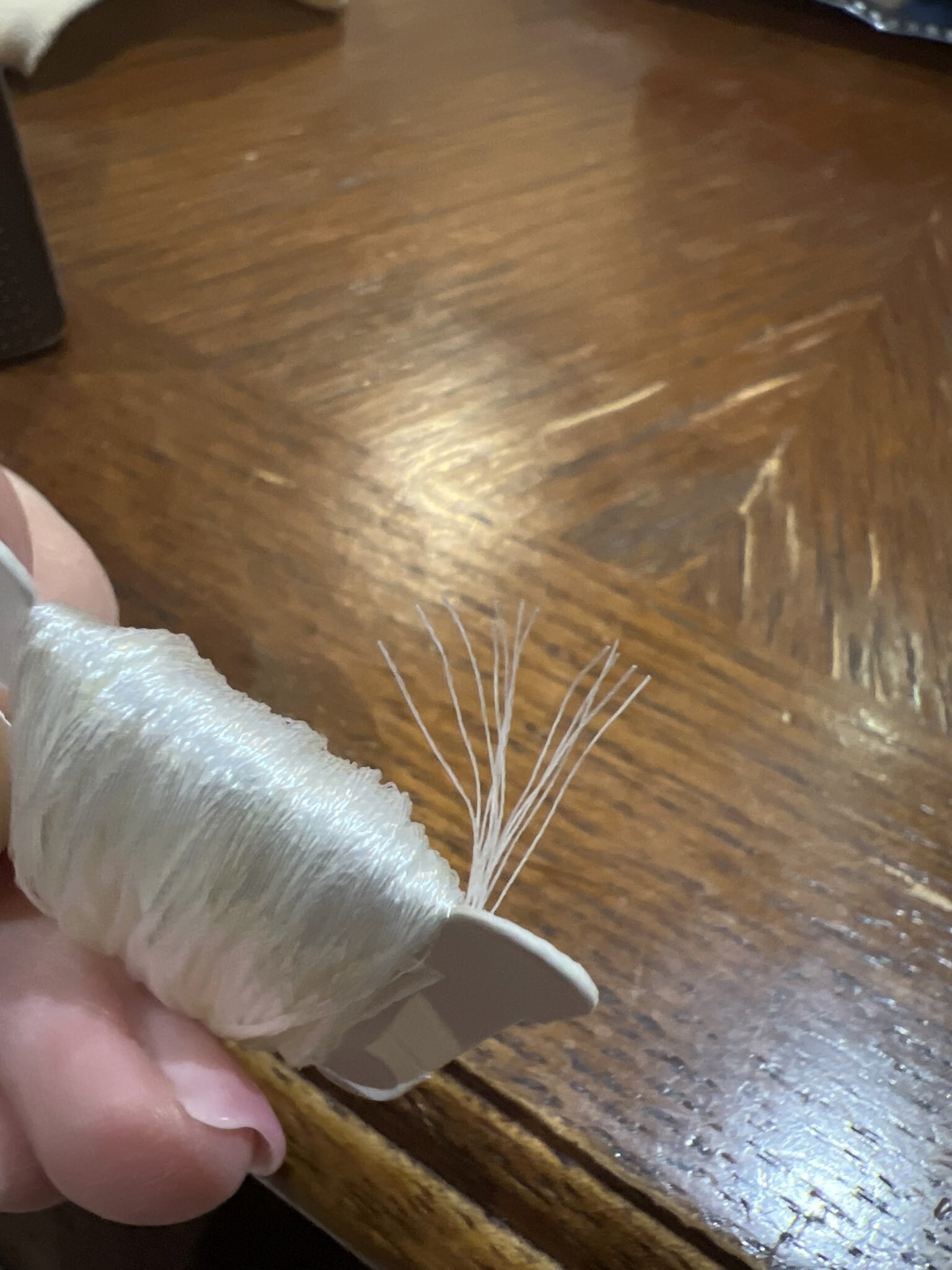 Фотография покупателя товара Нитки мулине, металлизированные, 8±1 м, набор 6 шт., разноцветные - Фото 4