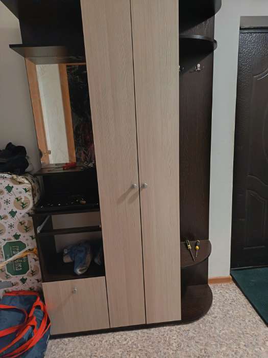 Фотография покупателя товара Прихожая «Виза», 1210×354×2032 мм, цвет венге/лоредо - Фото 1