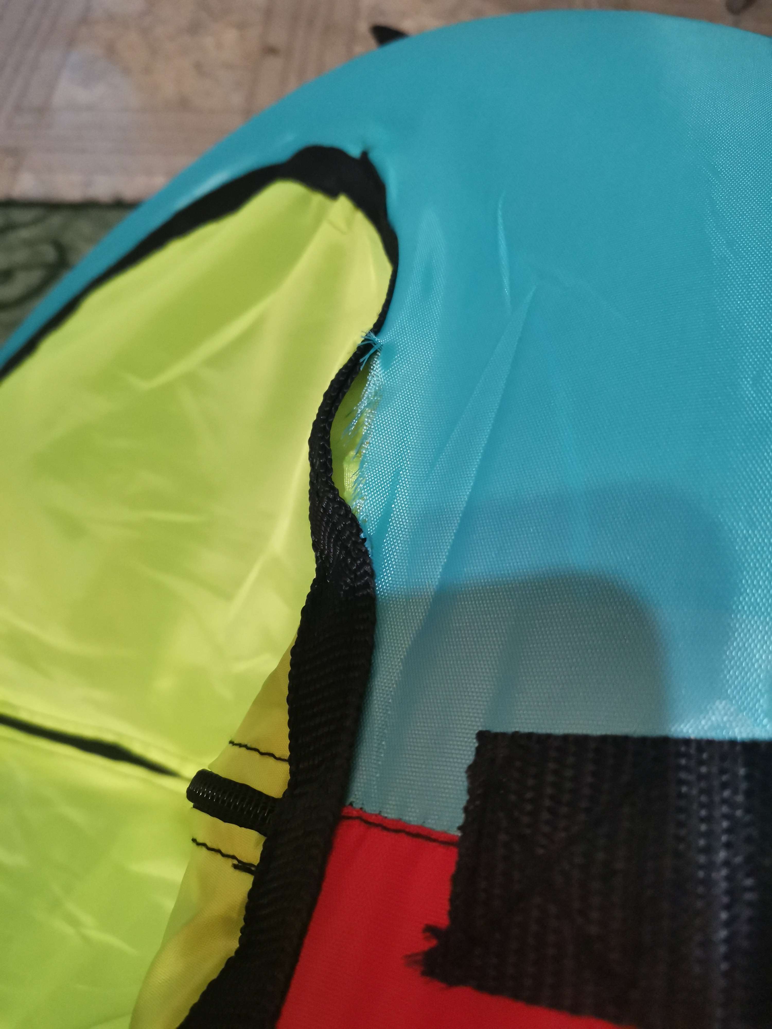 Фотография покупателя товара Тюбинг-ватрушка «Вихрь» эконом, d=120 см, цвета МИКС - Фото 13