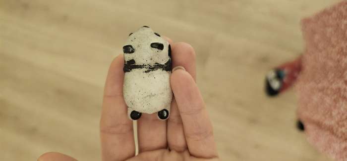 Фотография покупателя товара Антистресс сквиш мялка «Пандочка», в банке - Фото 1