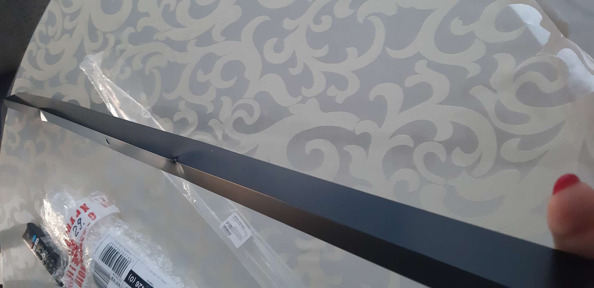 Фотография покупателя товара Ручка профильная CAPPIO RT001BL, L=1000 мм, м/о 480 мм, цвет черный - Фото 54