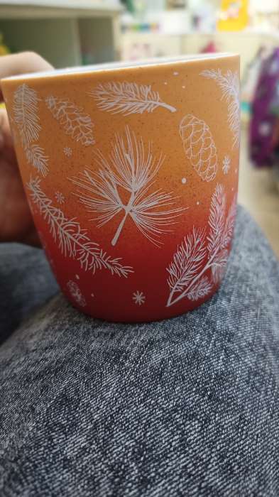 Фотография покупателя товара Кружка новогодняя керамическая «Зимняя сказка», 320 мл - Фото 4