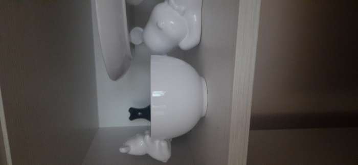 Фотография покупателя товара Салатники Доляна «Мишка Отто», 270 мл, 13×10.2 см, набор 2 шт., белые - Фото 4