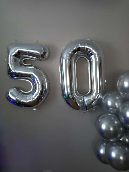 Фотография покупателя товара Воздушный шар фольгированный 40" «Цифра 1» - Фото 2