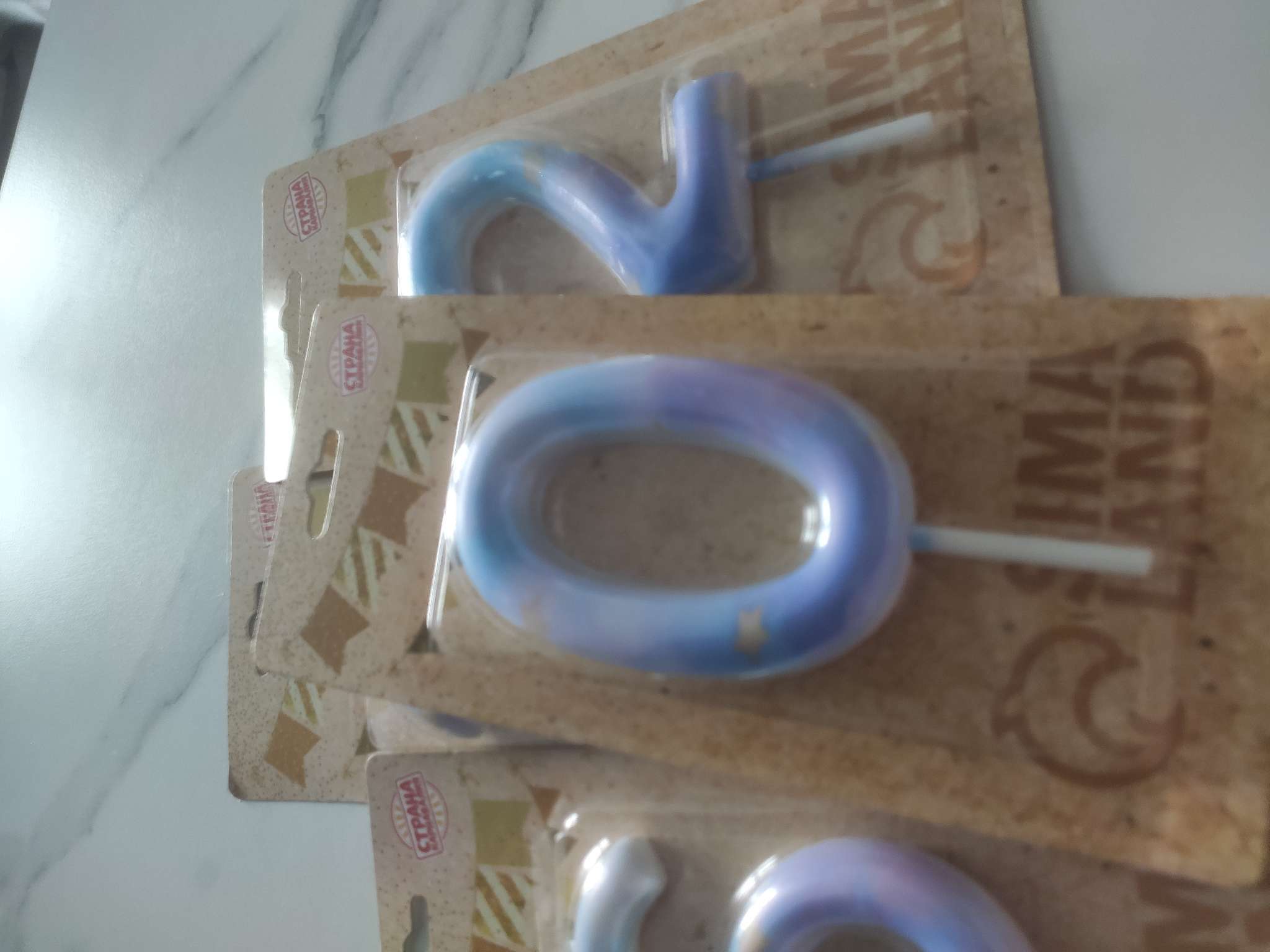 Фотография покупателя товара Свеча в торт «Цифра 1», 6 см - Фото 4