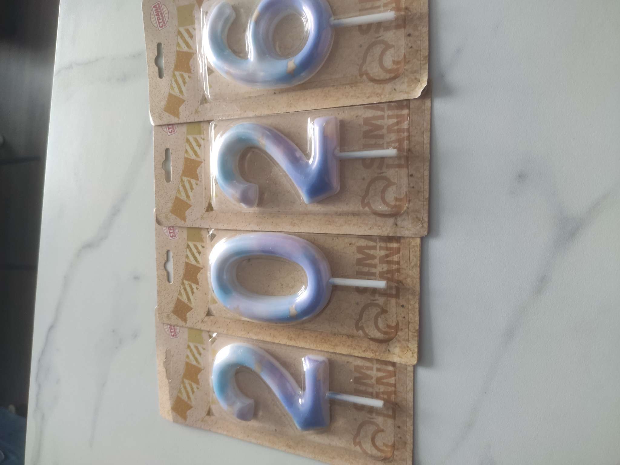 Фотография покупателя товара Свеча в торт «Цифра 1», 6 см - Фото 1