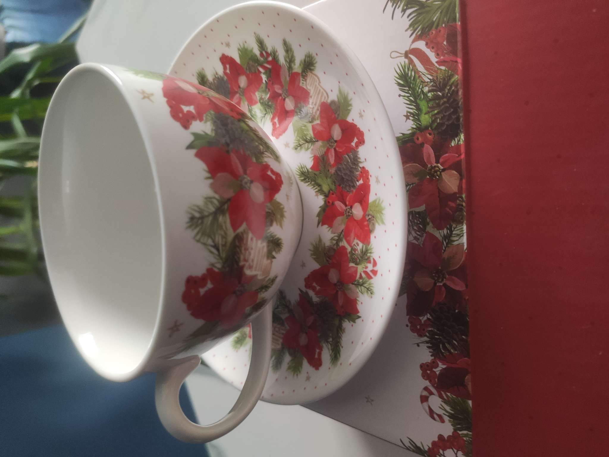 Фотография покупателя товара УЦЕНКА Чайная пара «Сказки зимнего леса», чашка 210 мл, блюдце 15 см - Фото 5