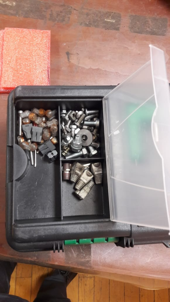 Фотография покупателя товара Ящик для инструмента ТУНДРА, 19", 490 х 245 х 215 мм, пластиковый, лоток, два органайзера - Фото 3