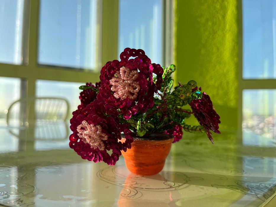 Фотография покупателя товара Цветы из пайеток "Пионы" - Фото 3