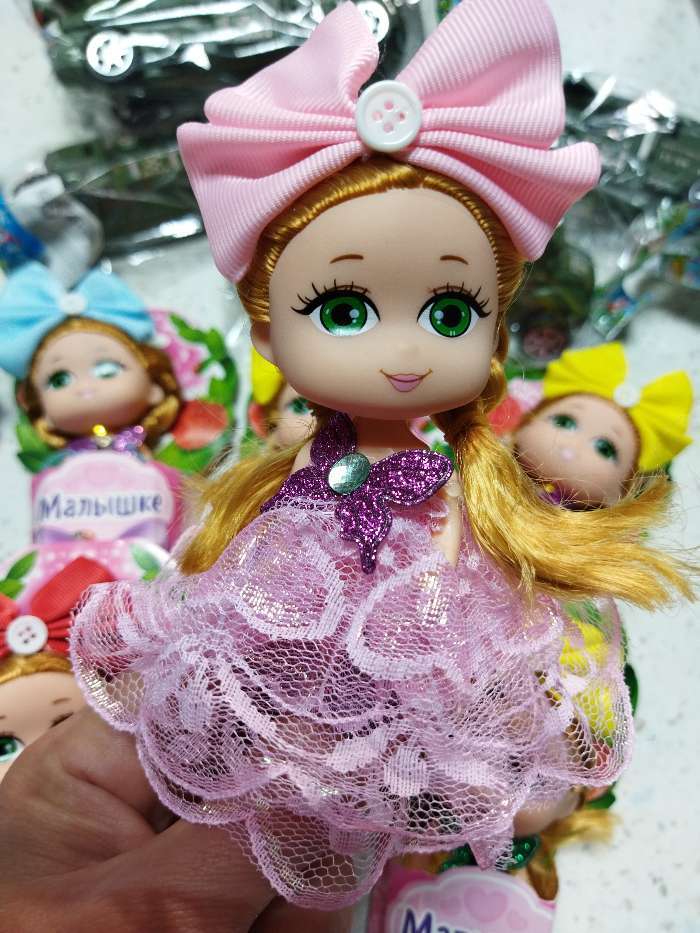 Фотография покупателя товара Кукла малышка «Малышке», МИКС - Фото 7