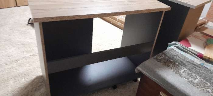 Фотография покупателя товара Кухонный гарнитур угловой «Лира», с столешницей, 2600×1000 мм, цвет кашемир/дуб крафт золотой/дуб кера - Фото 9