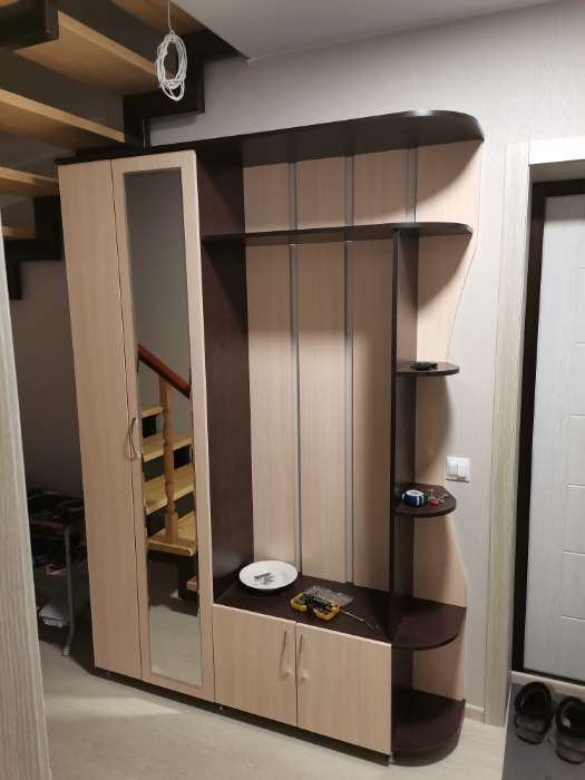 Фотография покупателя товара Прихожая «Ксения - 1», левая, 2150×1500×385 мм, цвет венге/дуб молочный - Фото 1