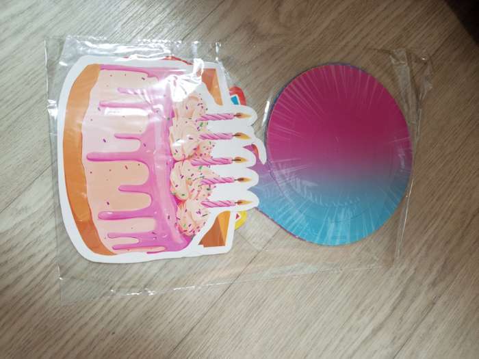 Фотография покупателя товара Подвески-спирали «С Днем Рождения», 5 шт., 16×30 см - Фото 2