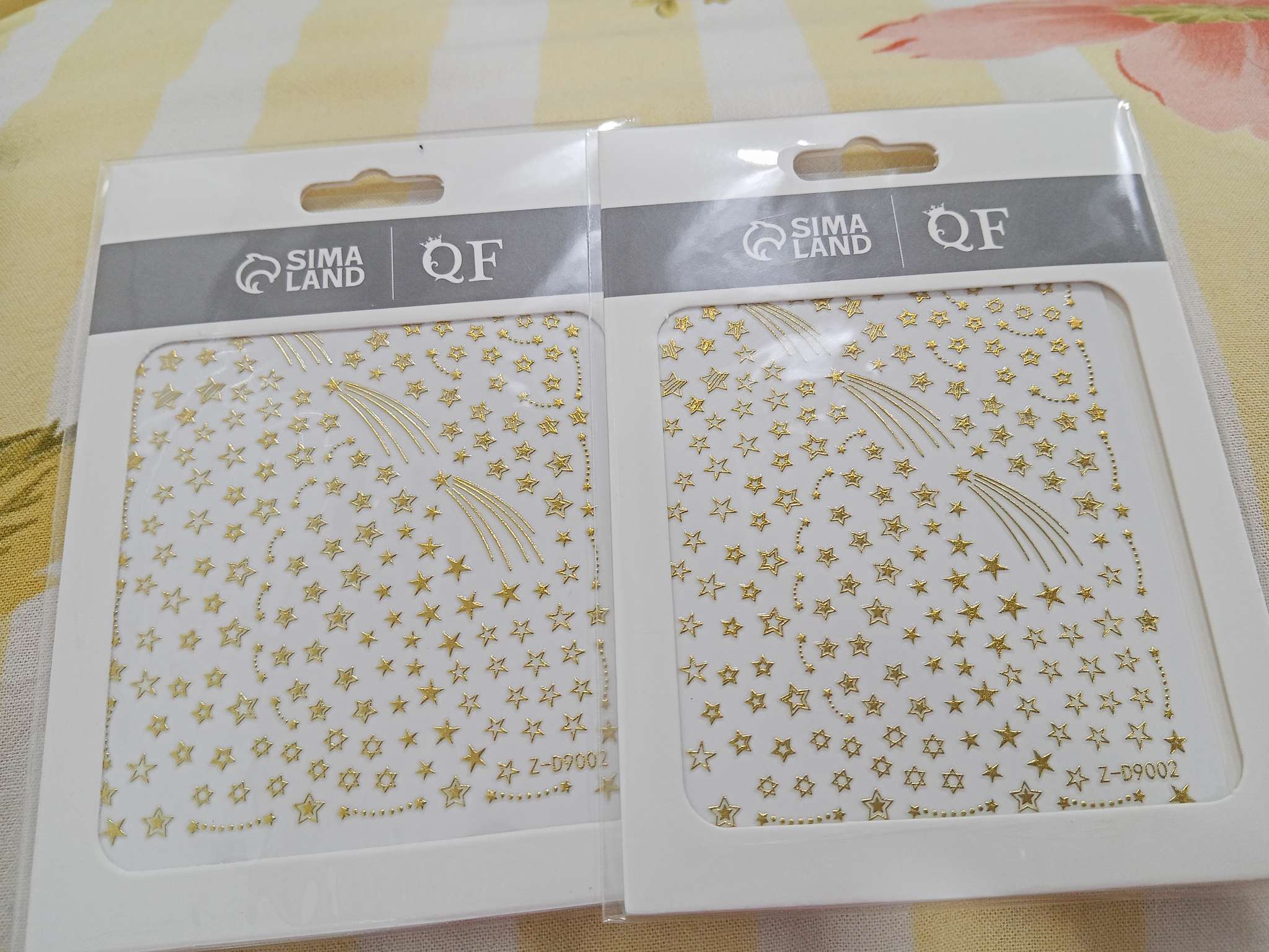 Фотография покупателя товара Наклейки для ногтей «Зимний лес», фольгированные, разноцветные - Фото 1