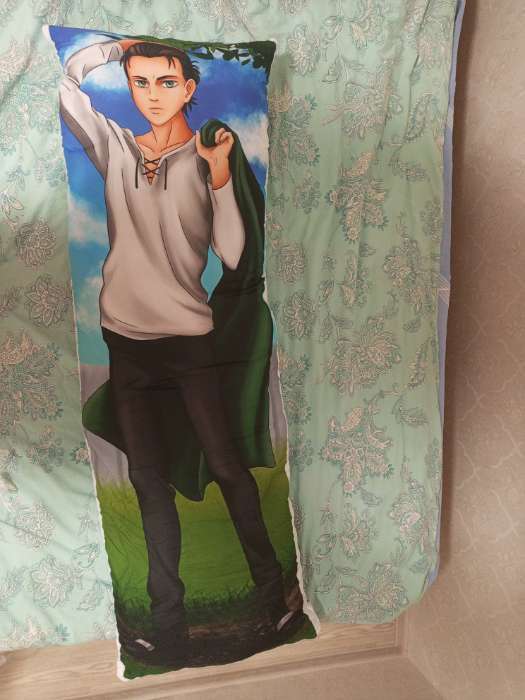 Фотография покупателя товара Подушка-обнимашка «Парни-ветров», 150×50 см, двусторонняя печать, на молнии - Фото 5