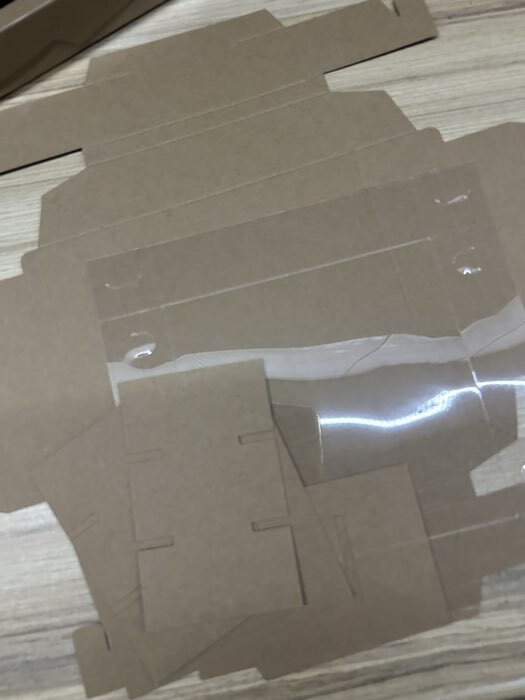 Фотография покупателя товара Коробка для 9 конфет, крафт с прозрачной крышкой, 13.7×13.7×3.5 см - Фото 6