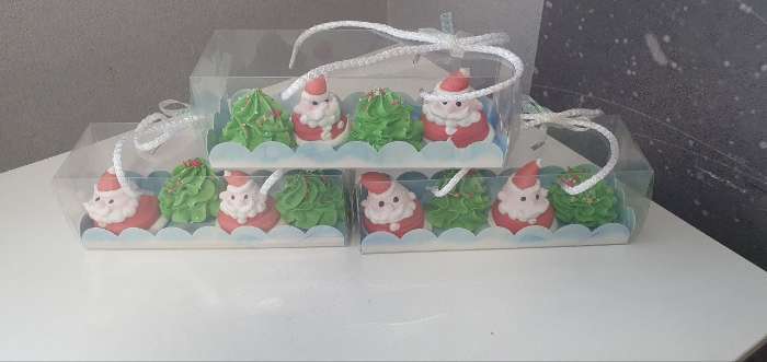 Фотография покупателя товара Коробка новогодняя под рулет, упаковка, «С Новым годом!», 22.5×7.8×7.8 см - Фото 1