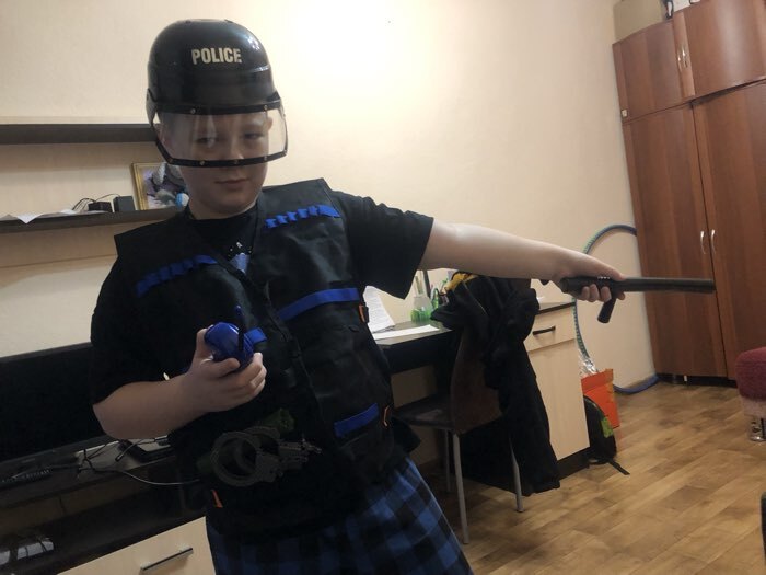 Фотография покупателя товара Набор полицейского «Супергерой», 7 предметов - Фото 1