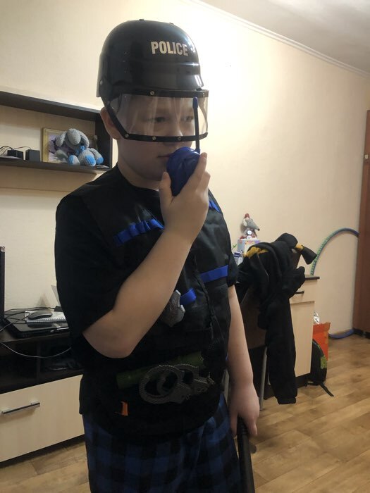 Фотография покупателя товара Набор полицейского «Супергерой», 7 предметов - Фото 3