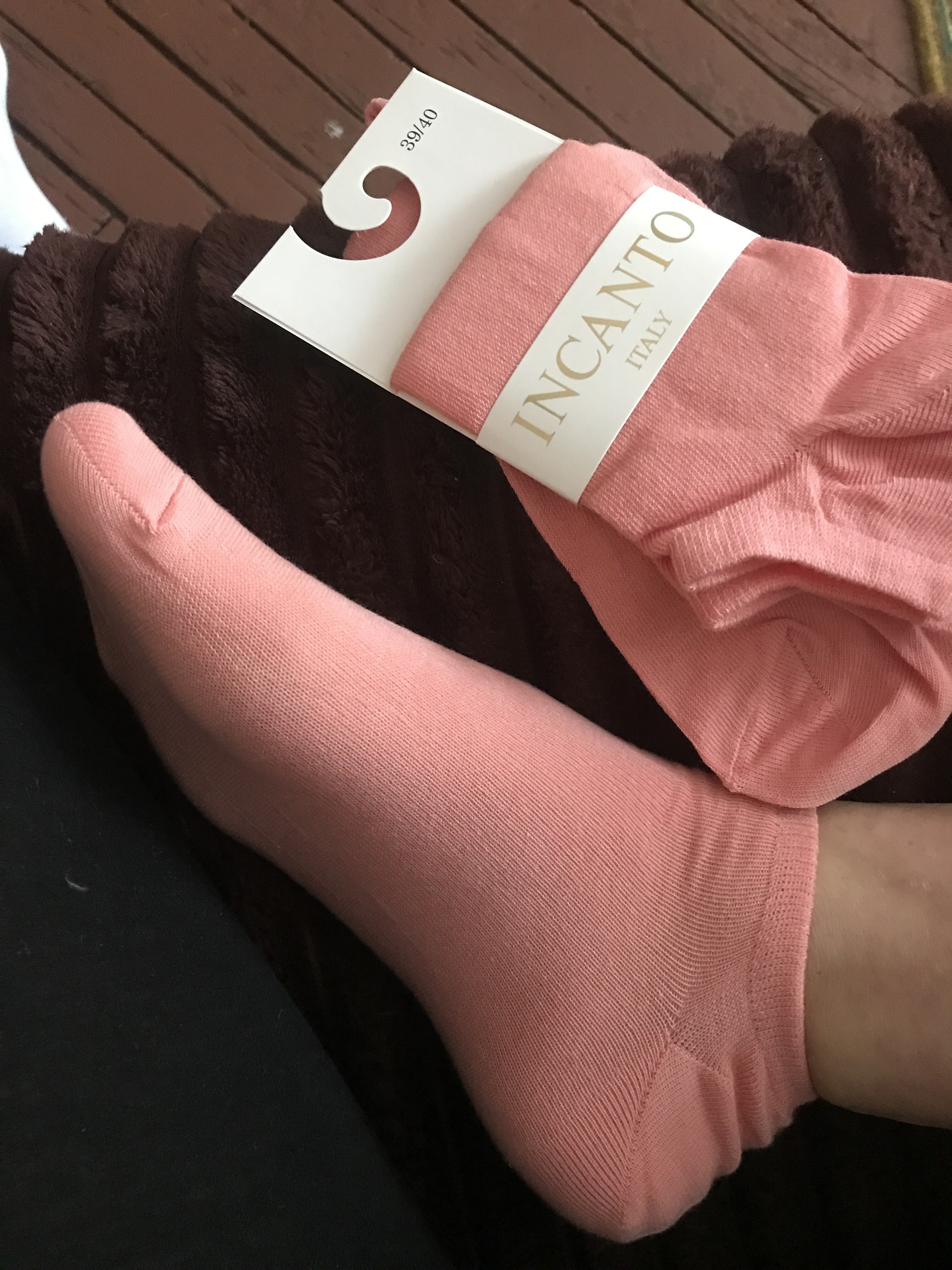 Фотография покупателя товара Носки женские INCANTO, цвет розовый (pink), размер 3 (39-40) - Фото 1