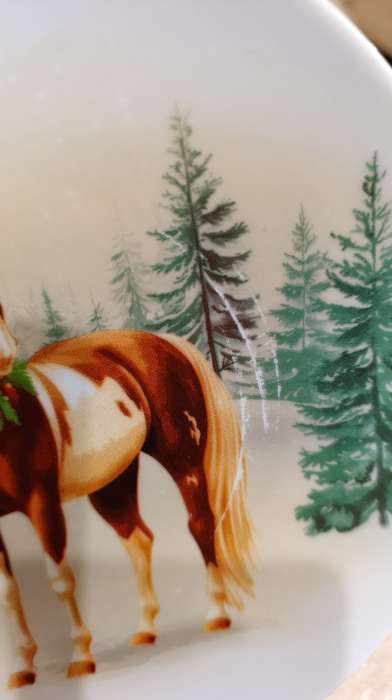 Фотография покупателя товара Посуда новогодняя «Новый Год», набор 4 предмета: тарелка - Фото 2