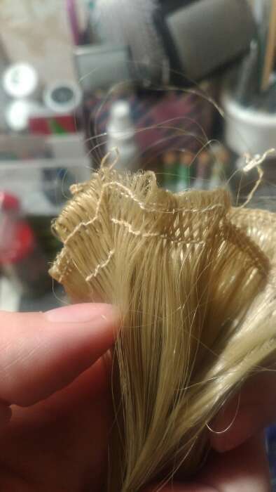 Фотография покупателя товара Волосы - тресс для кукол «Прямые» длина волос: 25 см, ширина:100 см, цвет № 24 - Фото 4