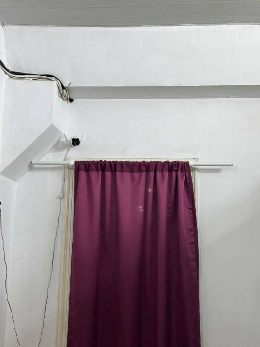 Фотография покупателя товара Карниз двухрядный, 140 см, d=28 мм, пластиковые крючки, белый - Фото 2