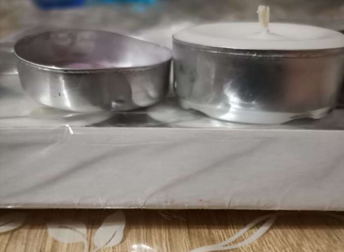 Фотография покупателя товара Набор свечей чайных 12 шт., d=37 мм, 15 г, 3 ч. горения - Фото 2