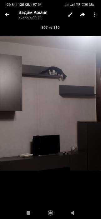 Фотография покупателя товара Гостиная «Лира», 2130×1680×350 мм, цвет белый матовый/бетон - Фото 6