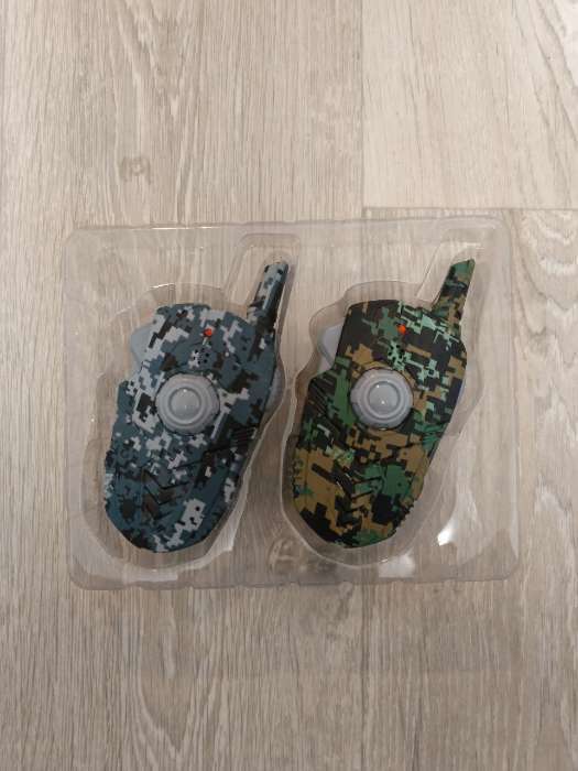 Фотография покупателя товара Набор раций «Отряд Альфа», без шума, дальность действия до 300 метров, работает от батареек - Фото 1